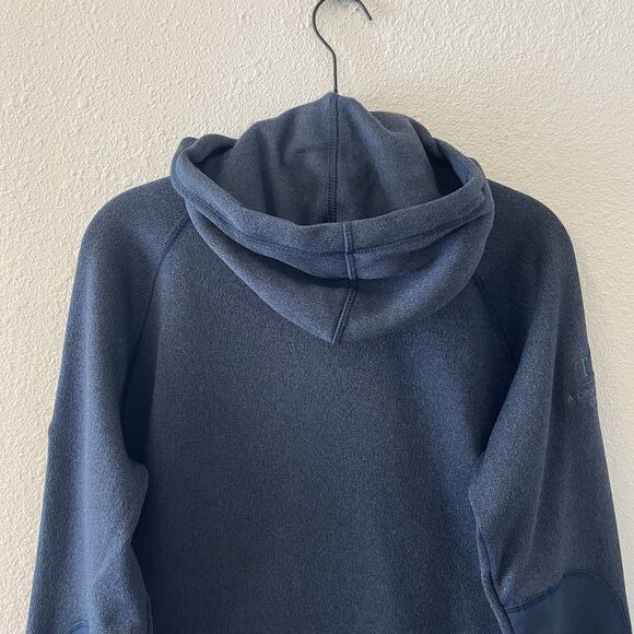Fjallraven Ovik Fleece Hoodie Womens Medium Blue Full Zip Jacket Outdoors LOGO - Picture 11 of 16